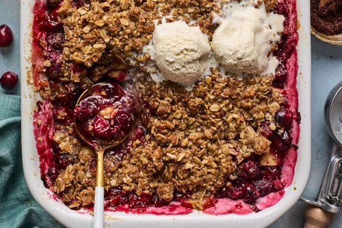 Apple Cranberry Crisp