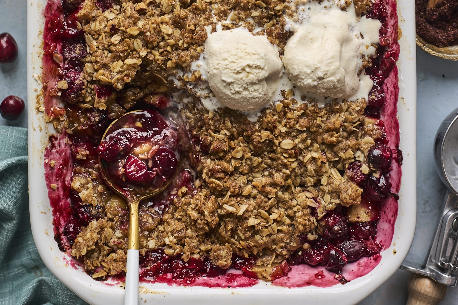 Apple Cranberry Crisp