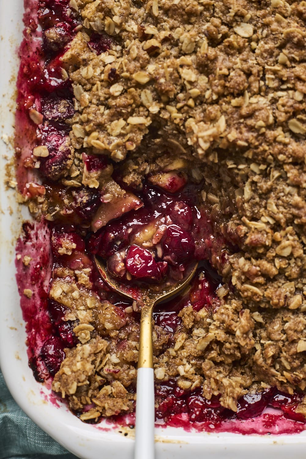 Apple Cranberry Crisp