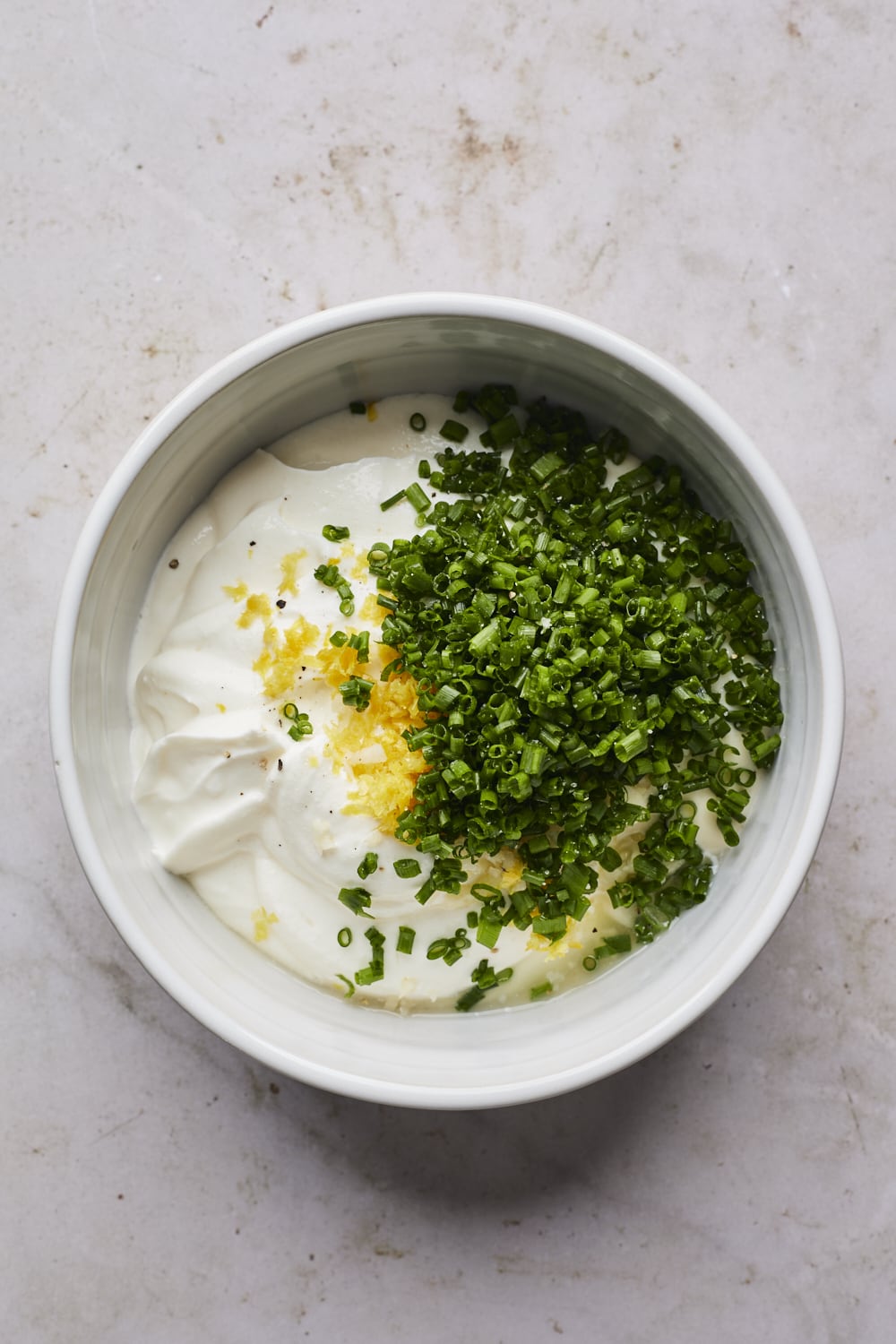 Crispy Smashed Potatoes With Sour Cream and Chive Dip