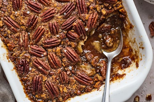 Pecan Pie Cobbler (Easy Pie Crust Version)