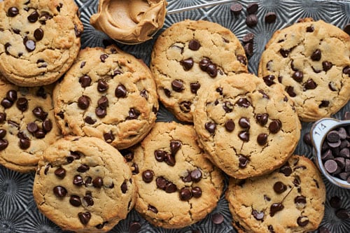 Chocolate Chip Peanut Butter Cookies