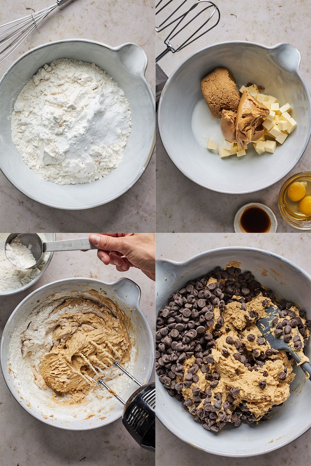 Chocolate Chip Peanut Butter Cookies