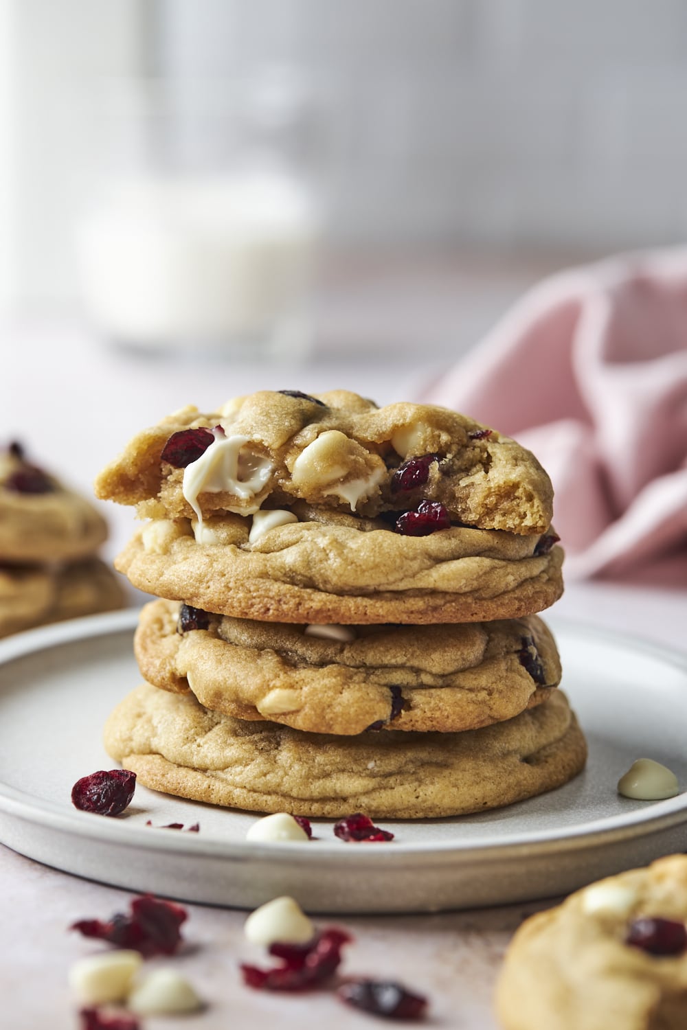 White Chocolate Cranberry Cookies