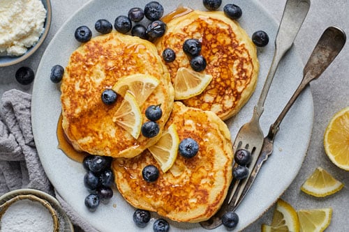 Lemon Ricotta Pancakes