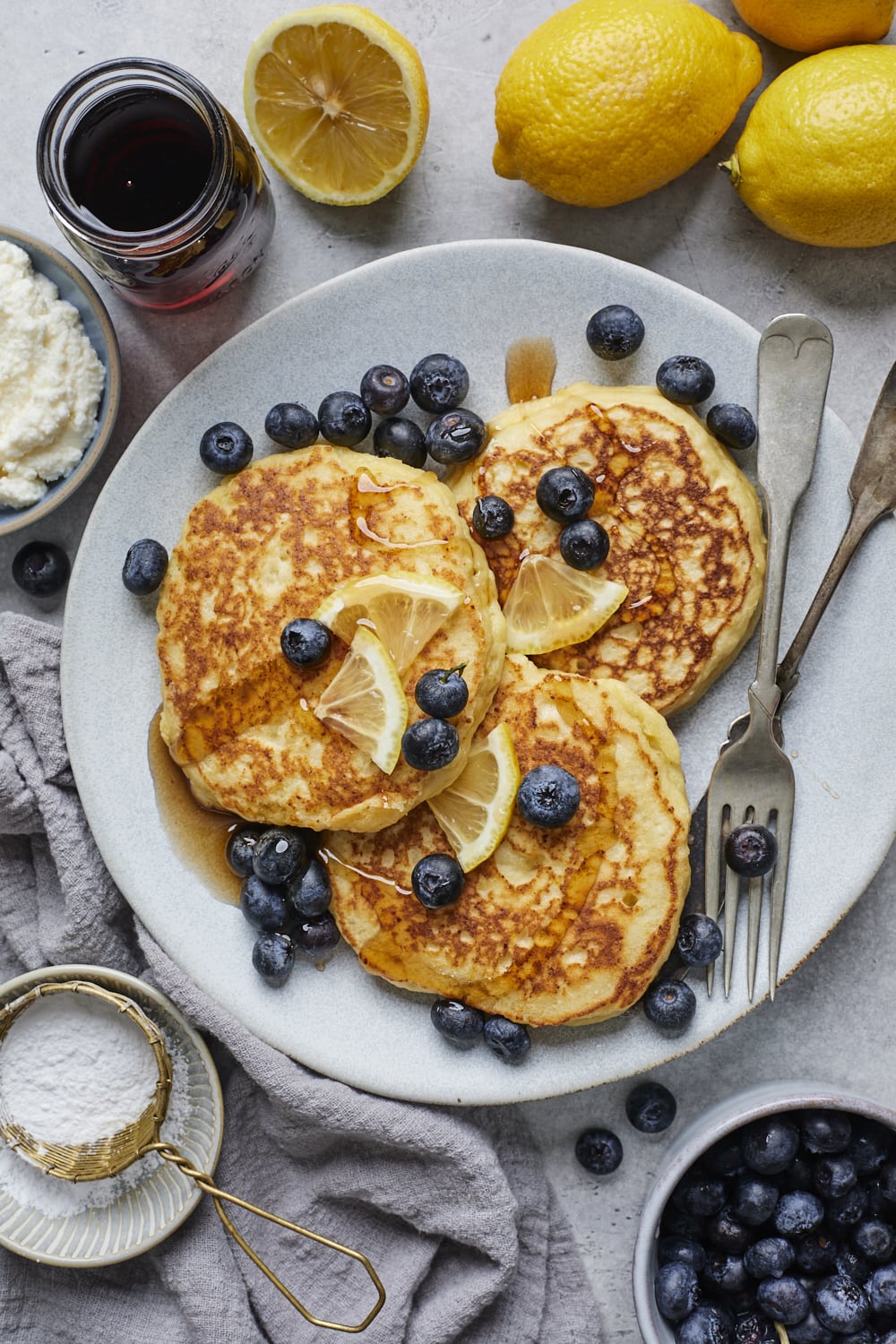 Lemon Ricotta Pancakes