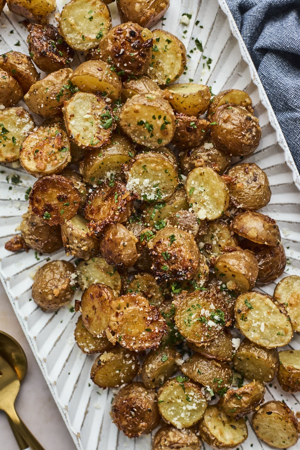 Easy Roasted Parmesan Potatoes