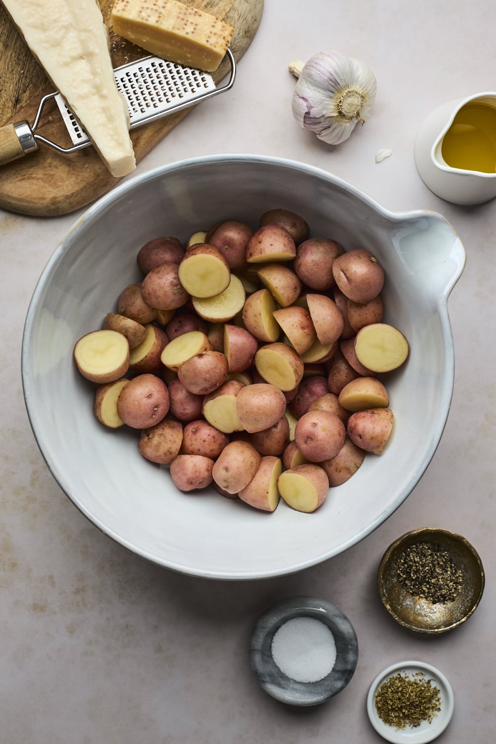 Easy Roasted Parmesan Potatoes