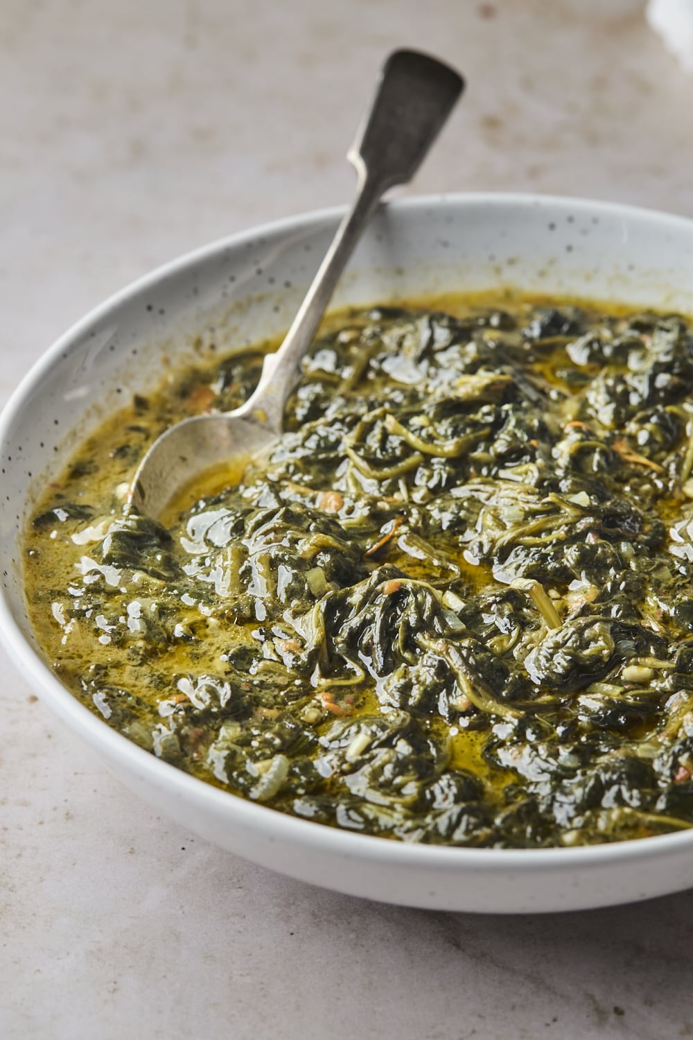 Creamed Spinach Trinidadian Style