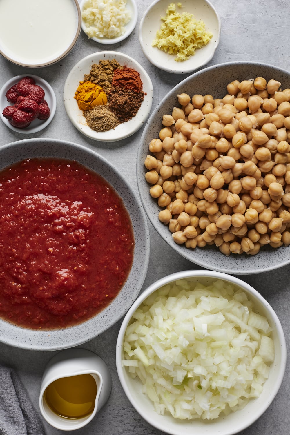 Chana Masala Ingredients