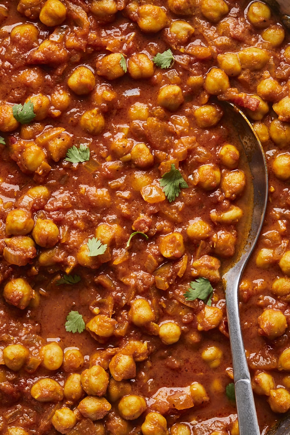 Chana Masala close up