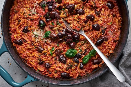 Puttanesca - One Pot Baked Orzo