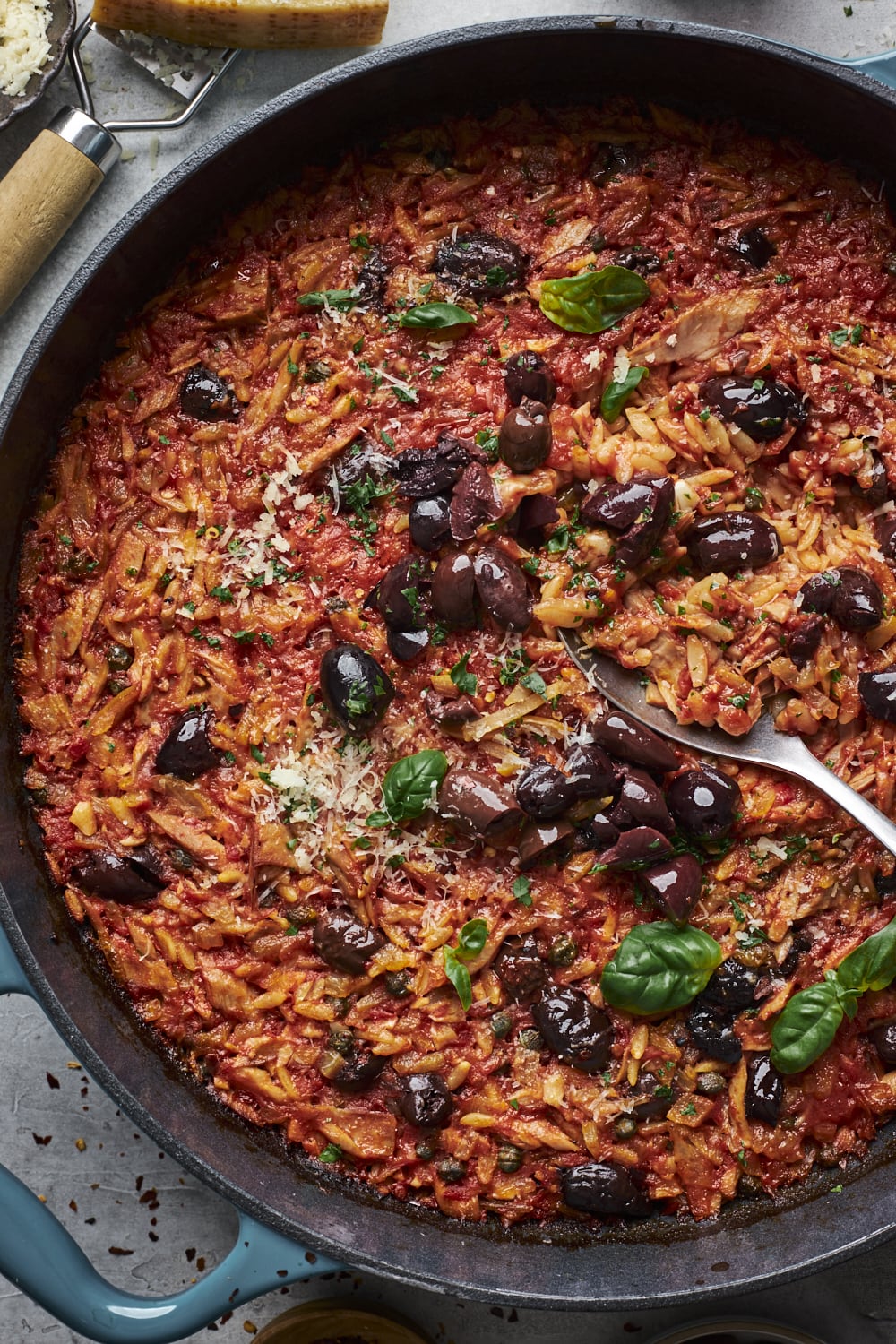 Puttanesca - One Pot Baked Orzo
