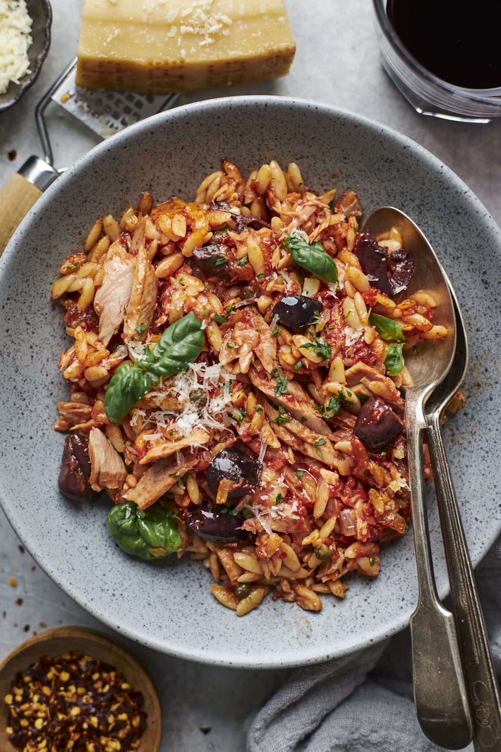 Puttanesca - One Pot Baked Orzo