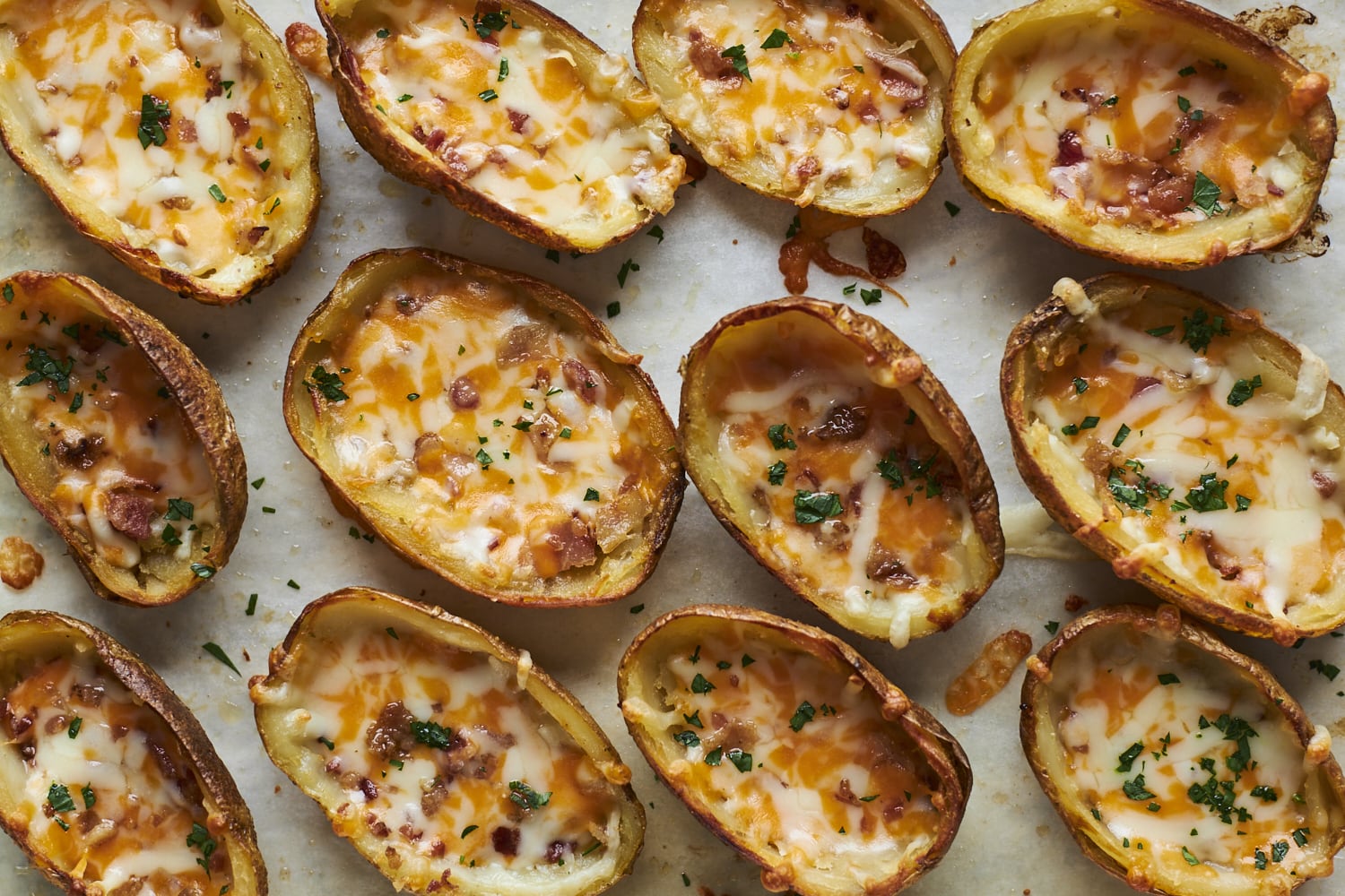 Crispy Oven Baked Potato Skins