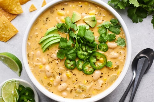 Creamy Vegan White Bean Chili