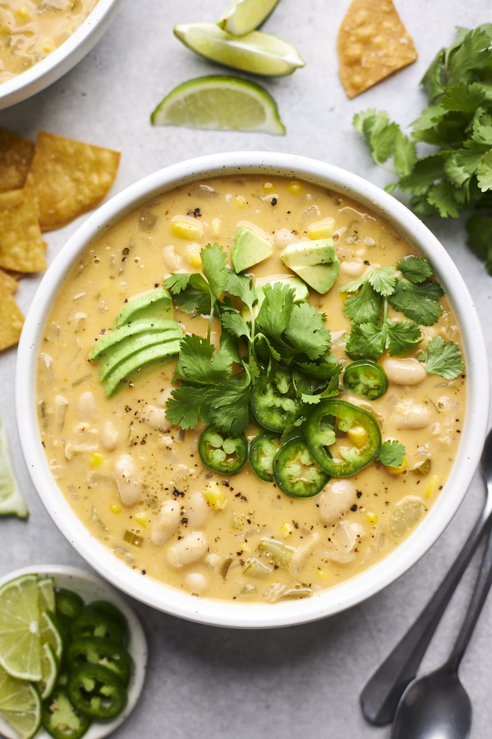 Creamy Vegan White Bean Chili