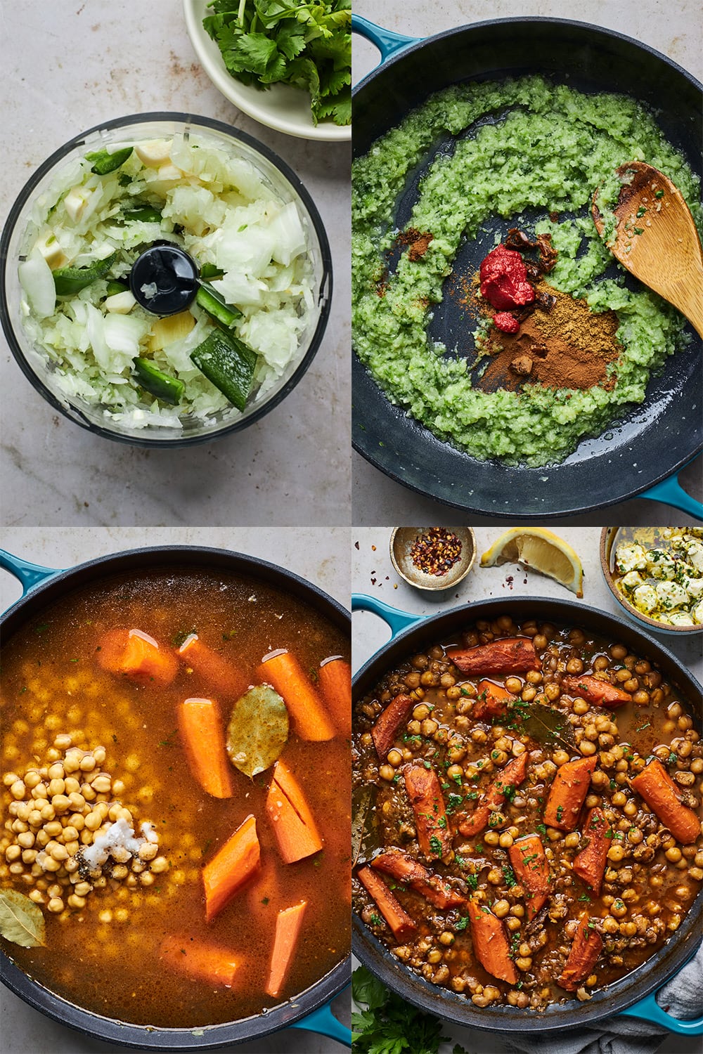 Roasted Carrots and Chickpeas