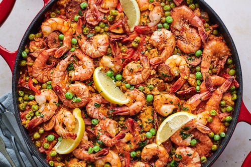 Chicken Chorizo & Shrimp Paella