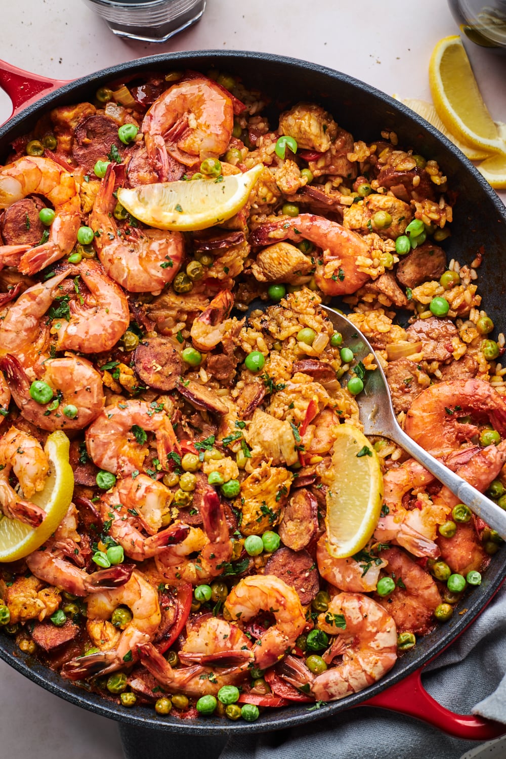 Chicken Chorizo & Shrimp Paella