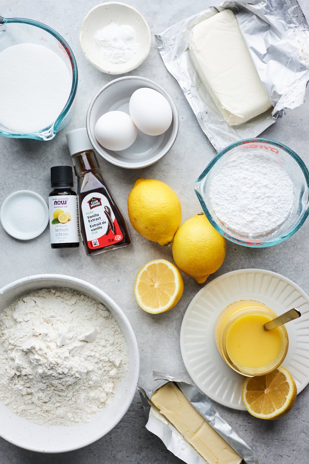 Lemon Butter Cookies With Lemon Curd