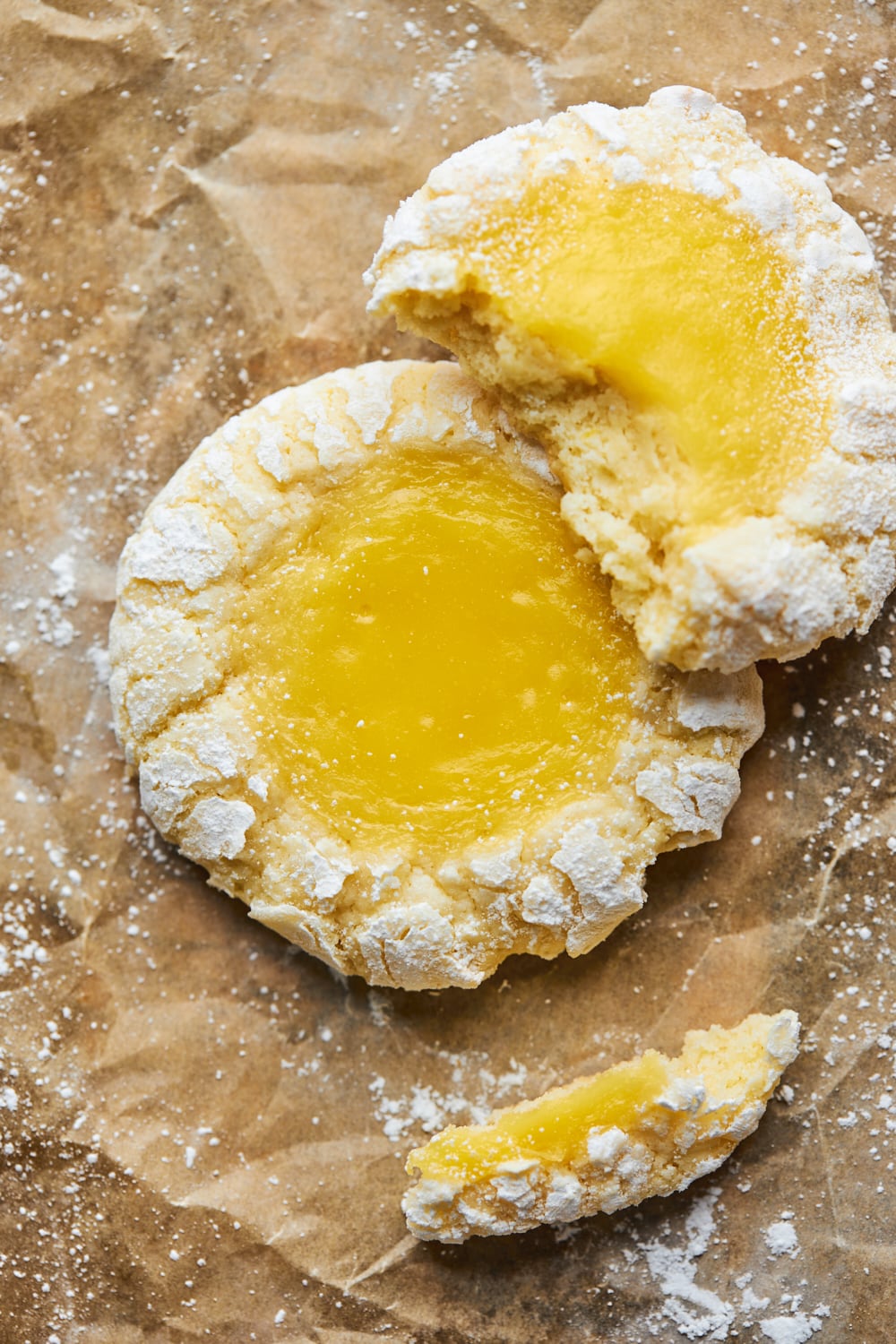 Lemon Butter Cookies With Lemon Curd