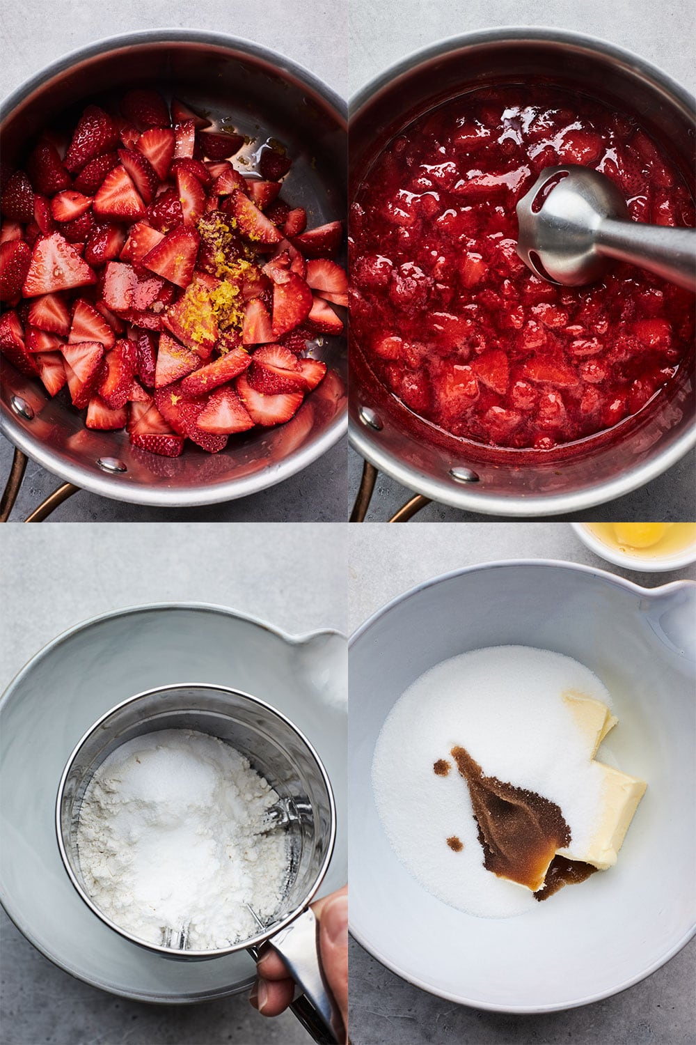 Fresh Strawberry Cake With Strawberry Cream Cheese Frosting