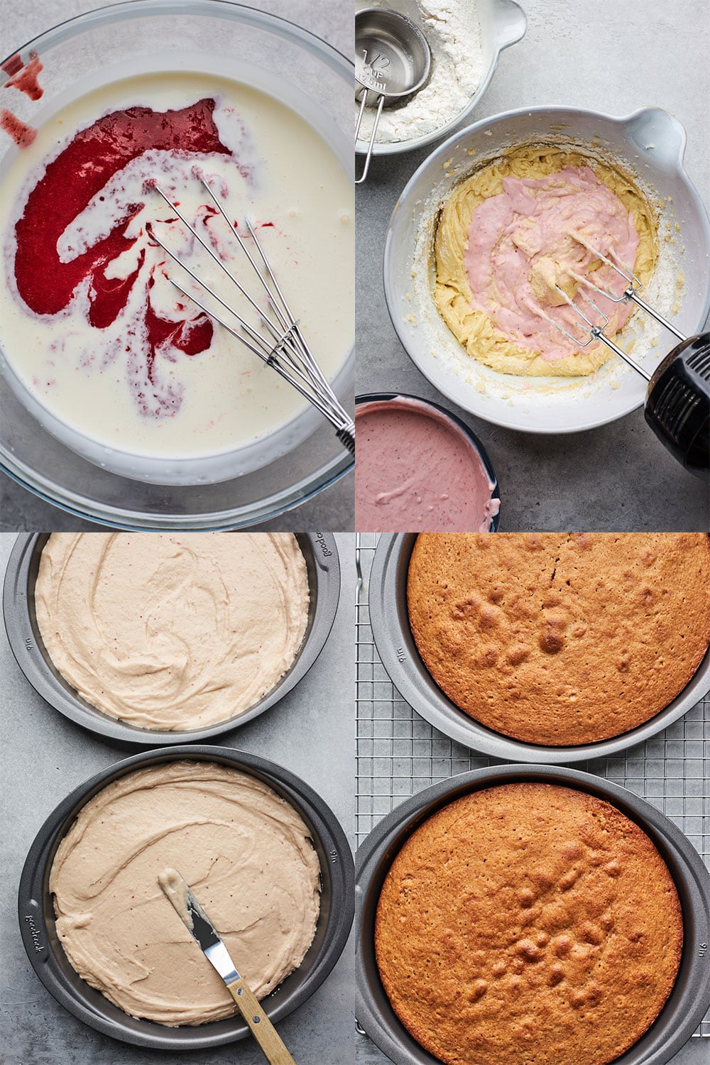 Fresh Strawberry Cake With Strawberry Cream Cheese Frosting