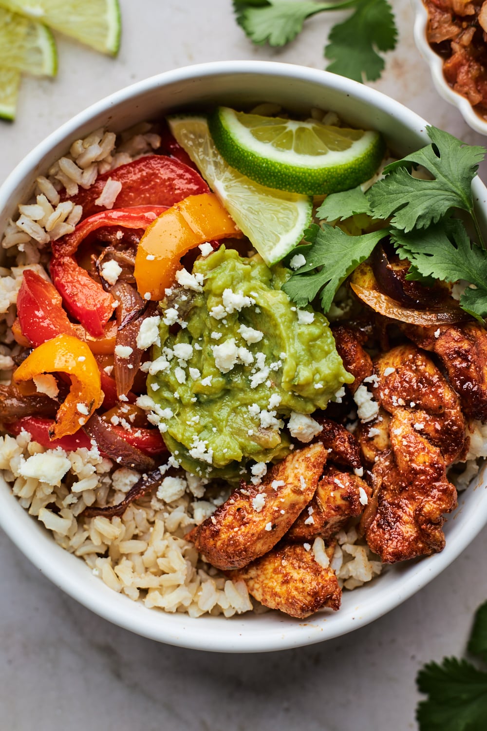 Sheetpan Fajitas With Homemade Salsa