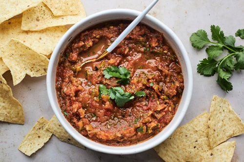 Easy Charred Salsa Roja