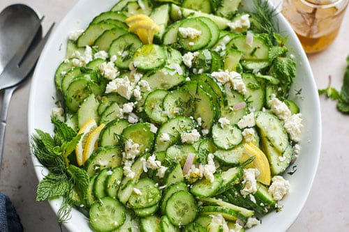 Greek Cucumber Salad