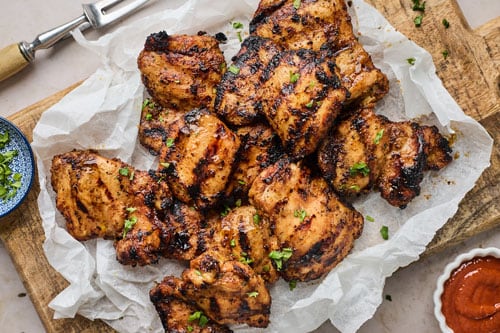 Grilled Chicken Thighs