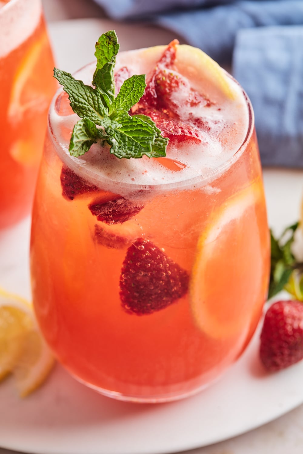 Homemade Strawberry Lemonade