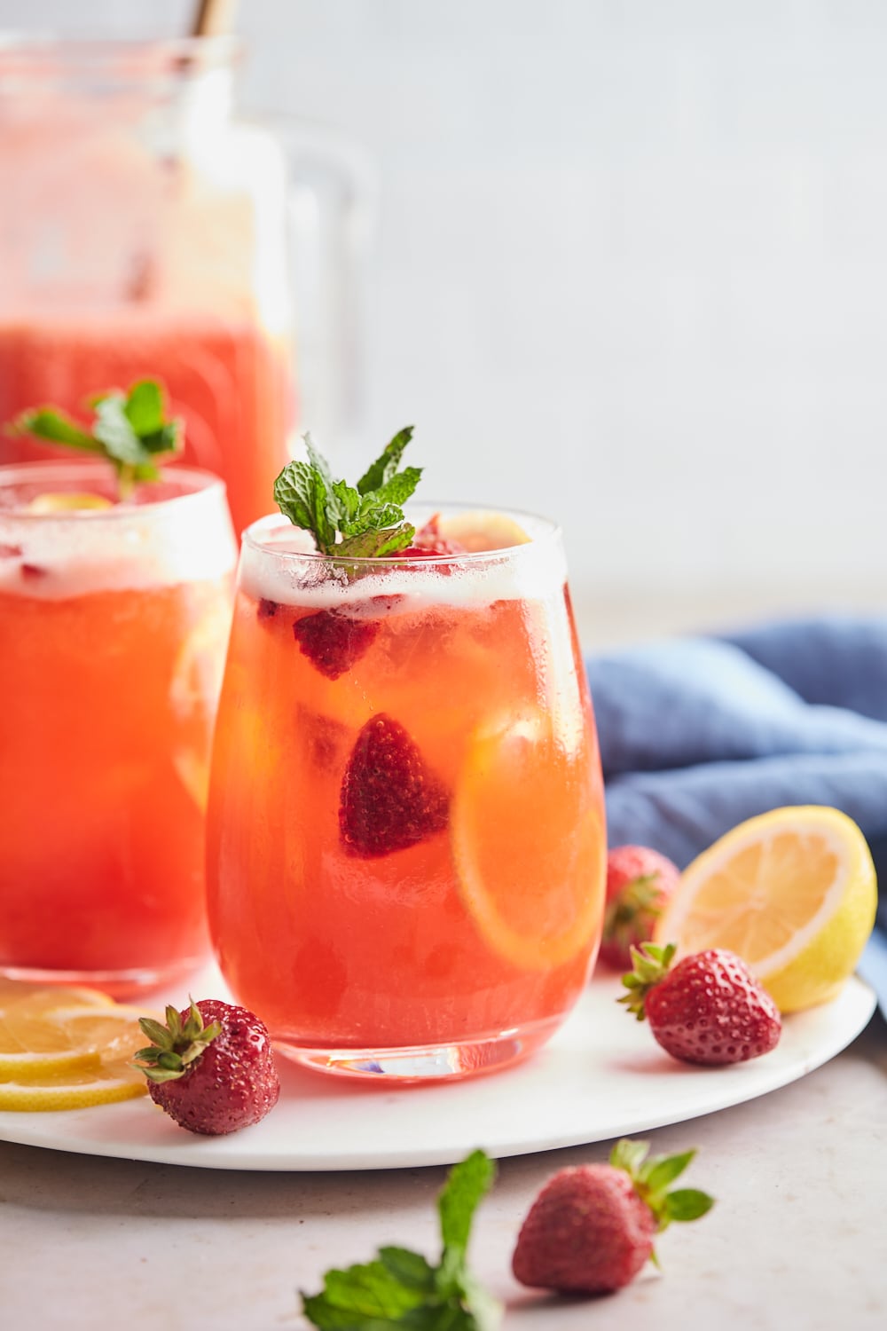 Homemade Strawberry Lemonade