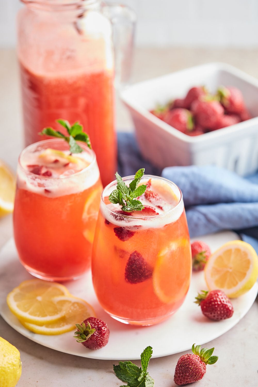 Homemade Strawberry Lemonade