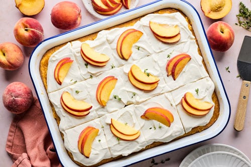 Peaches and Cream Cake