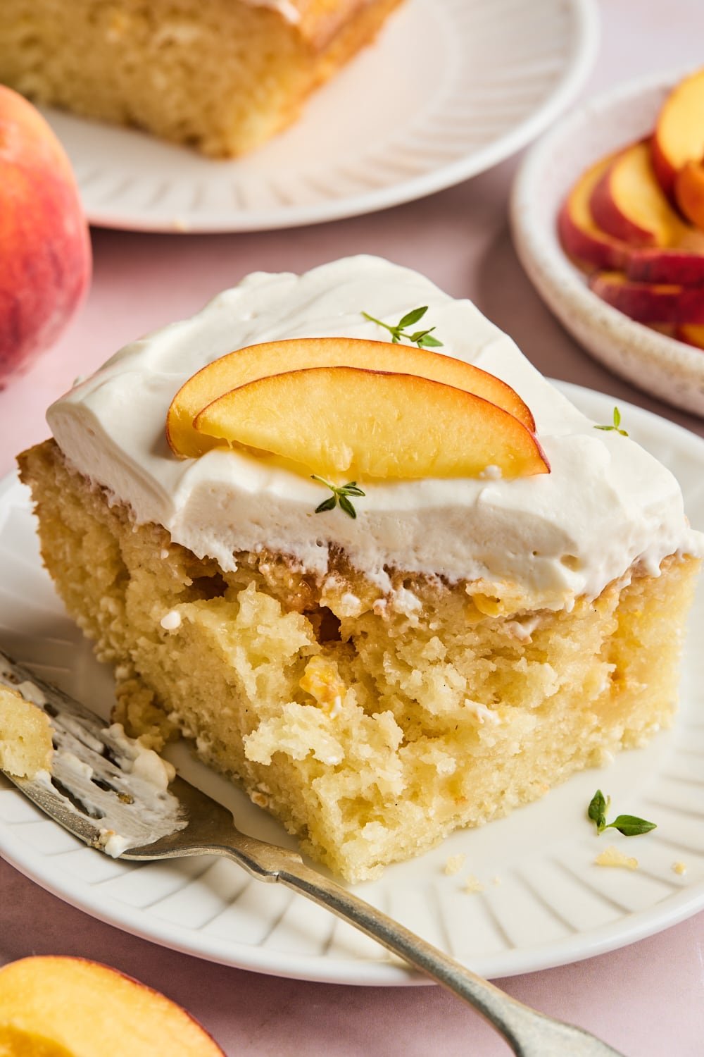  Peaches and Cream Cake