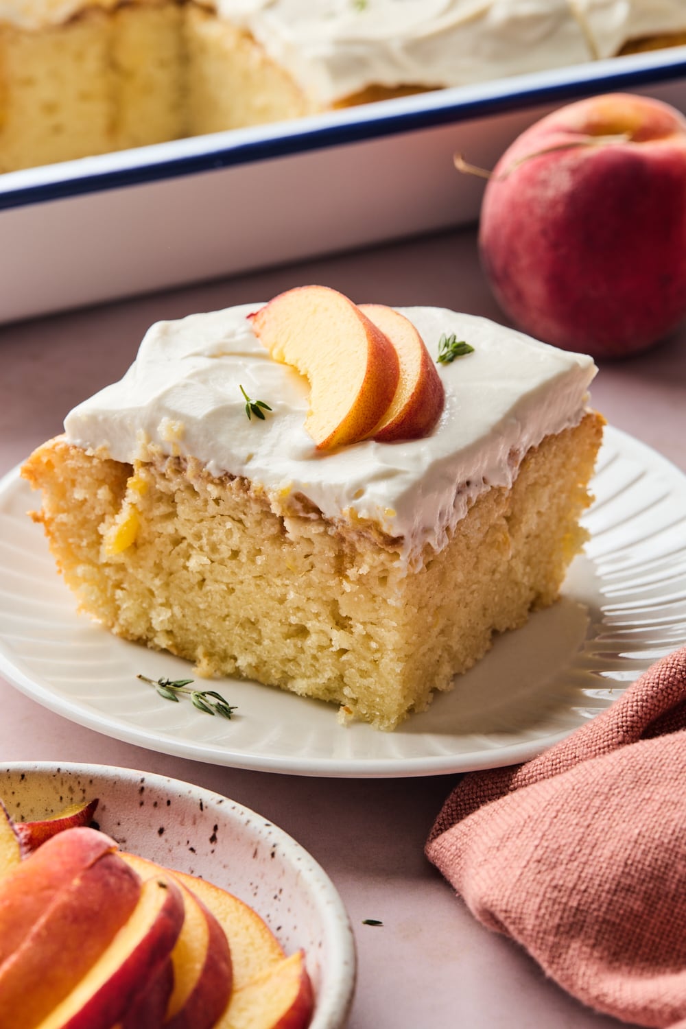  Peaches and Cream Cake