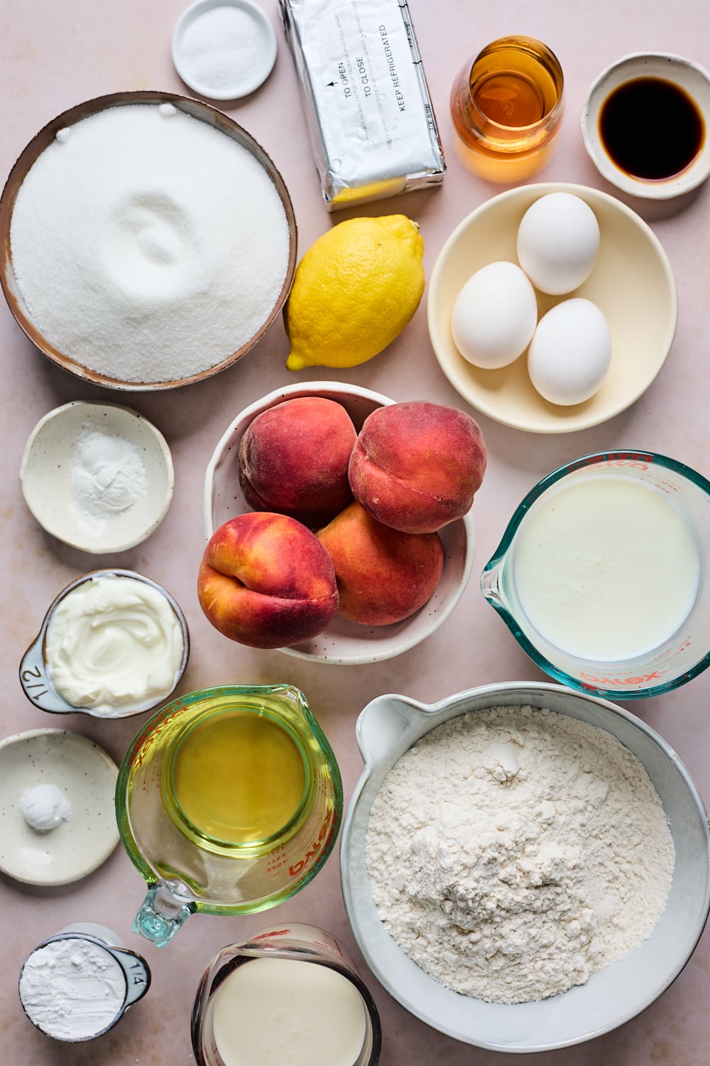  Peaches and Cream Cake