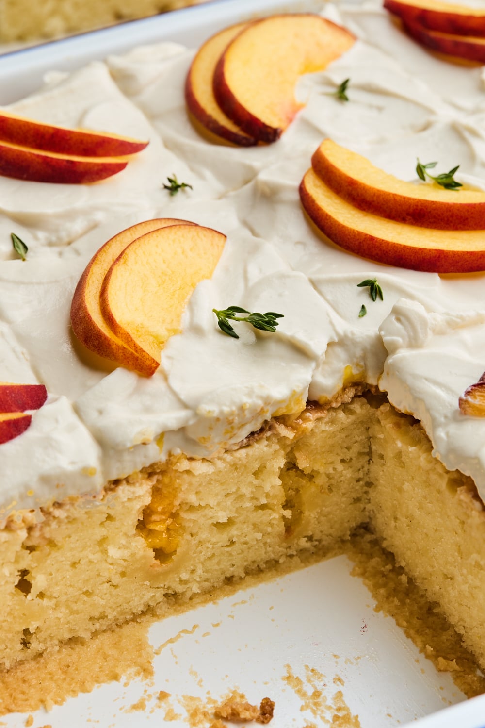  Peaches and Cream Cake