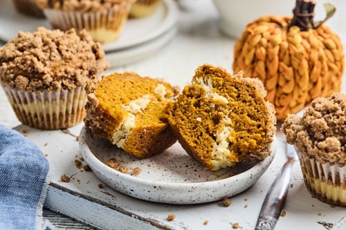 Pumpkin Cream Cheese Muffins