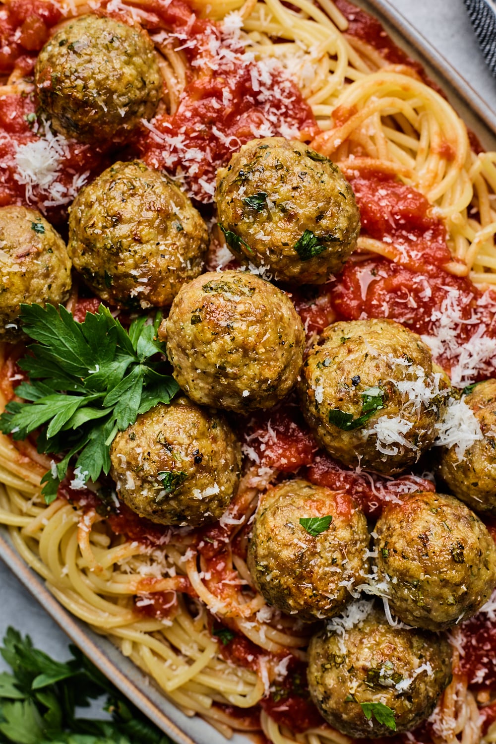 Turkey Meatballs with pasta