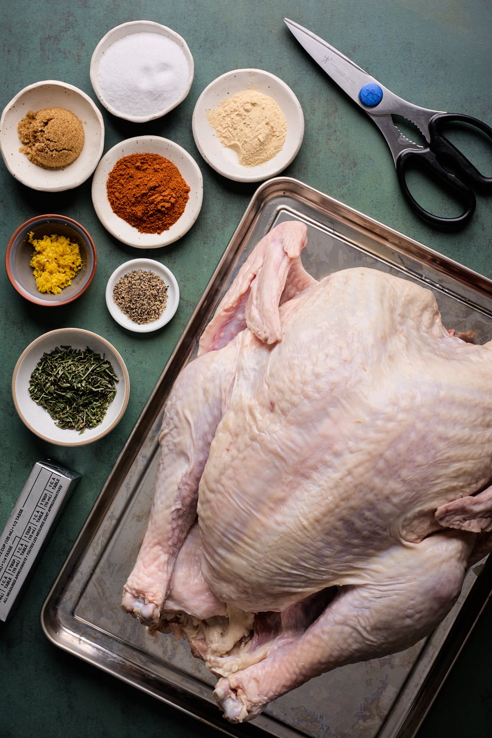 Spatchcock Turkey ingredients