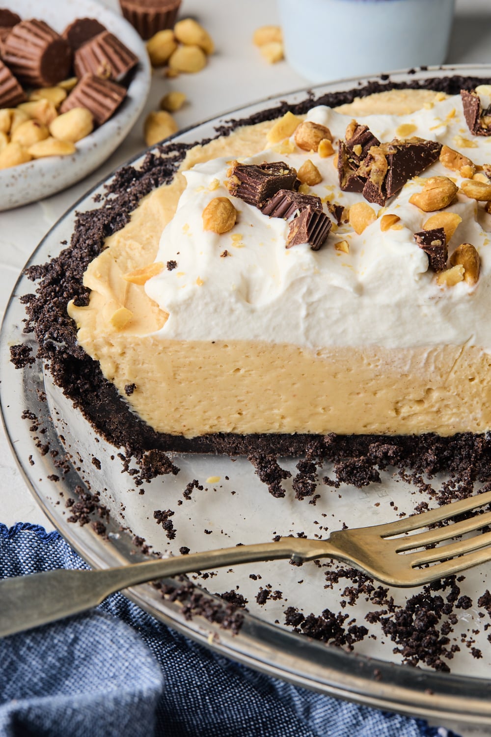 No Bake Peanut Butter Pie