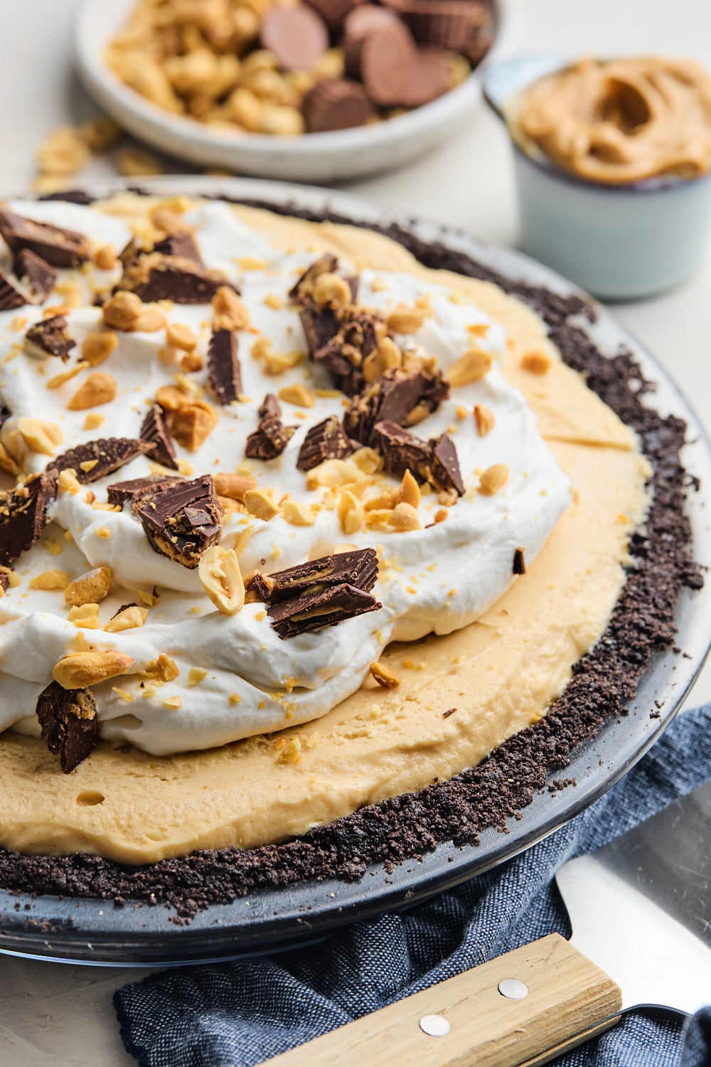 No Bake Peanut Butter Pie