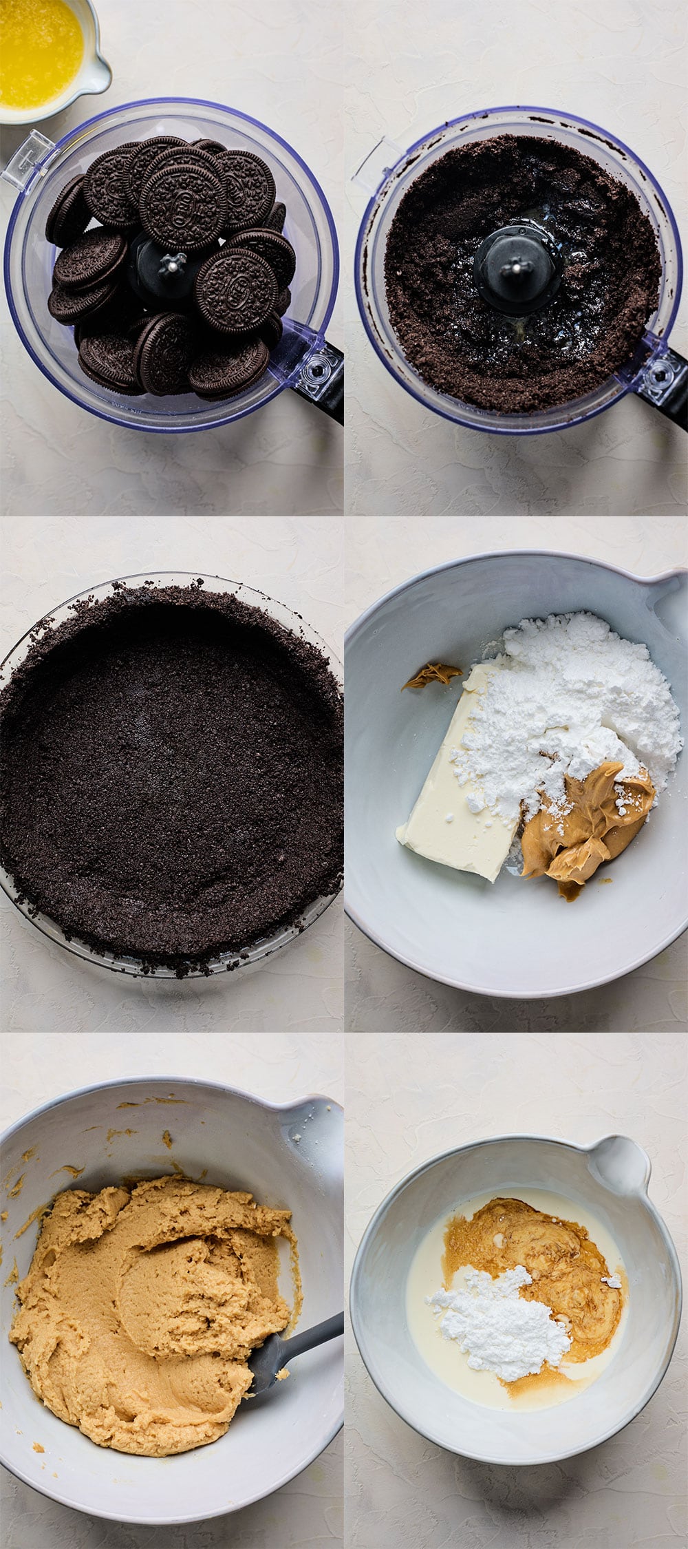 No Bake Peanut Butter Pie steps part 1