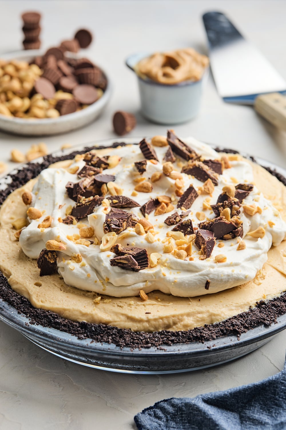 No Bake Peanut Butter Pie