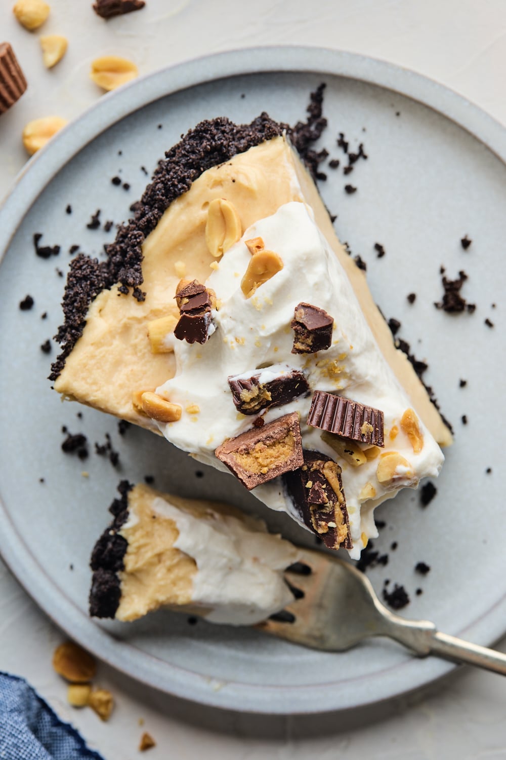 No Bake Peanut Butter Pie