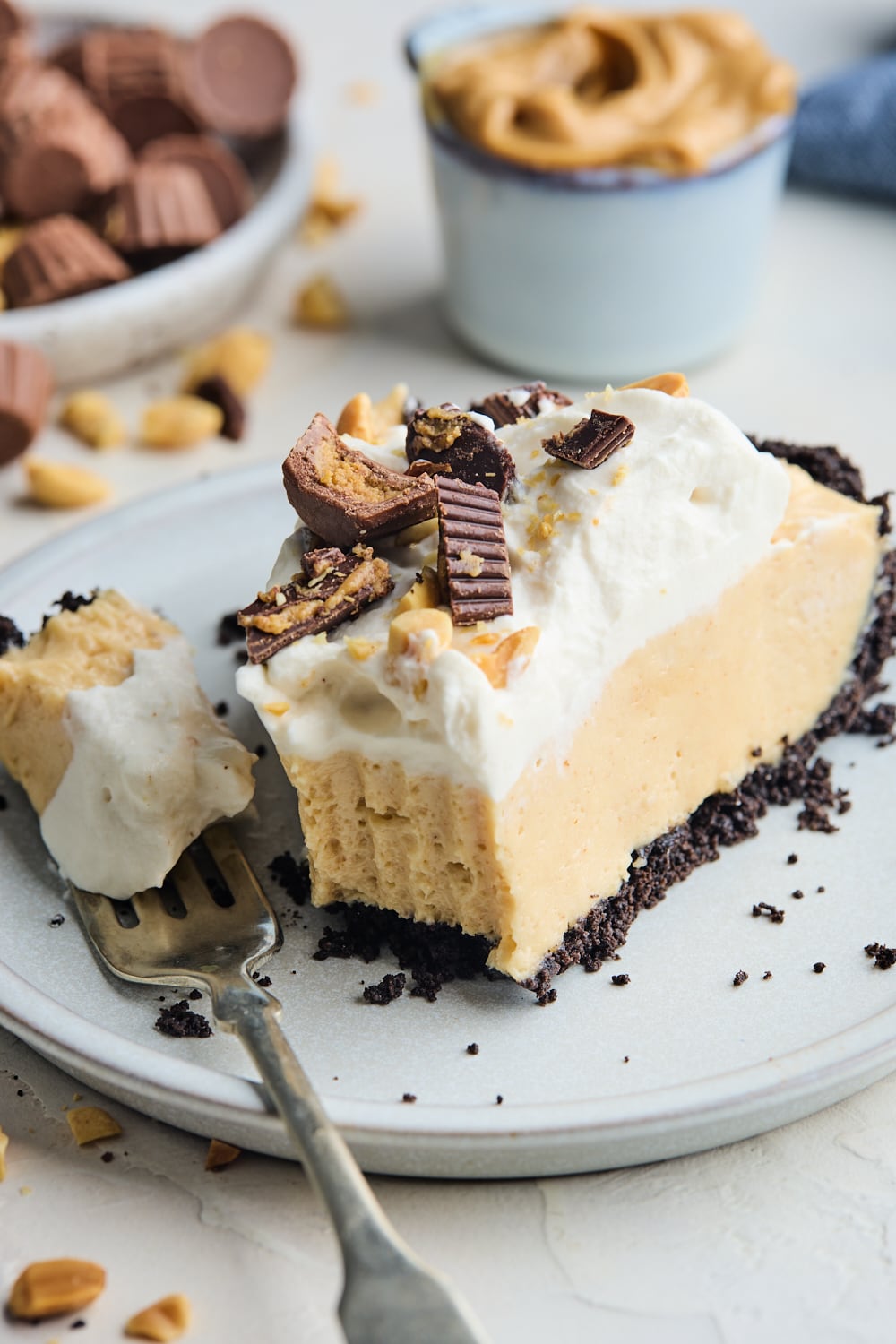 No Bake Peanut Butter Pie