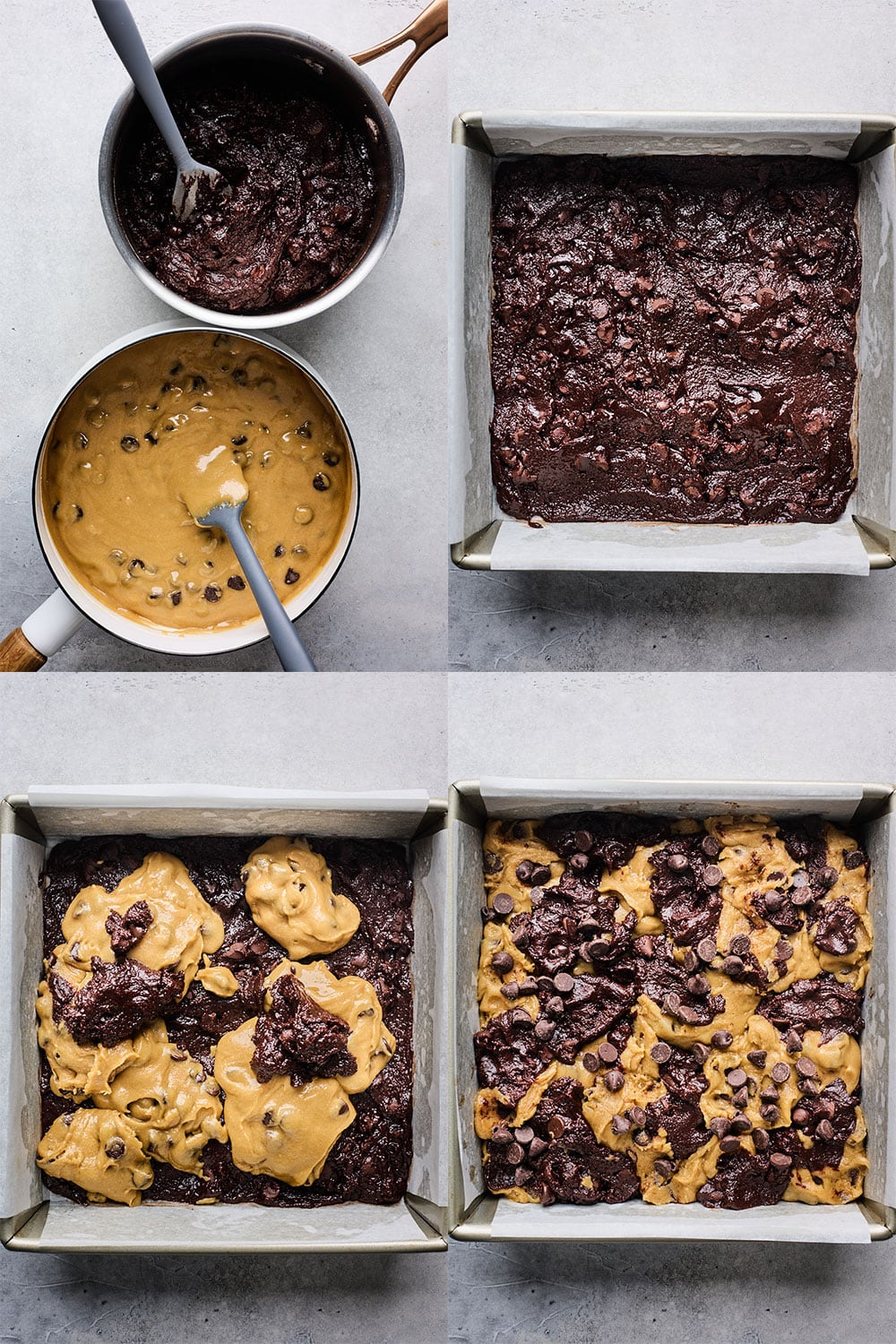 Homemade Chocolate Chip Brookies